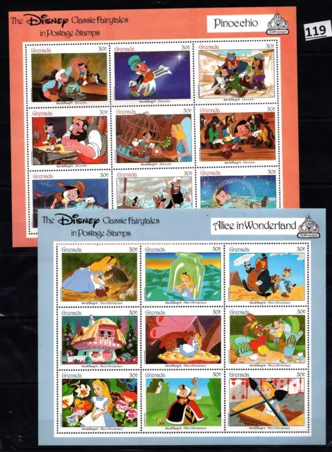 Fs Grenada - Mnh - Disney - Fairy Tales - Animals