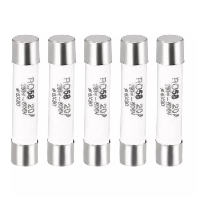 Céramique Fusibles à Cartouche 20A 500V 6x30mm Fusibles pour Amplificateur 5Pcs