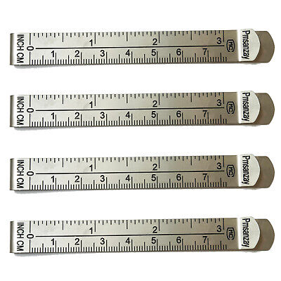4 un. clips de medir Pin Dobladillo Clip para confeccionar dobladillos marca gobernante guías de acero inoxidable