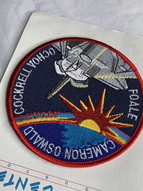 NASA Space Embroidered patch Org Card Spec Mission Crew Shuttle 4” STS-56