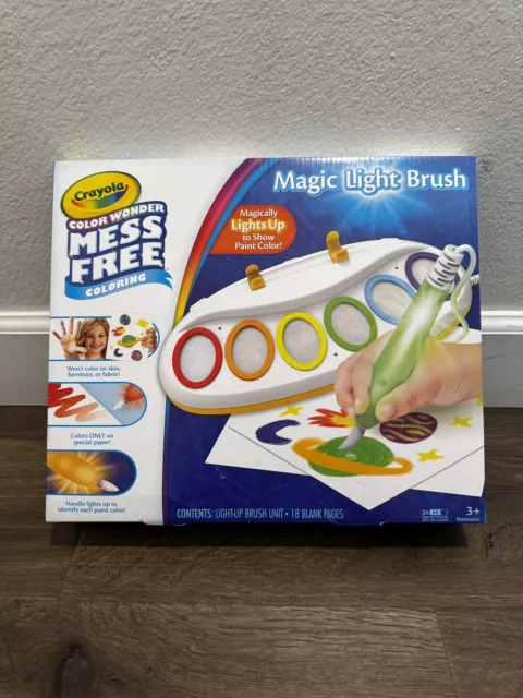 Crayola Color Wonder Magic Light Brush, Mess Free Painting, Gifts For Kids  3+