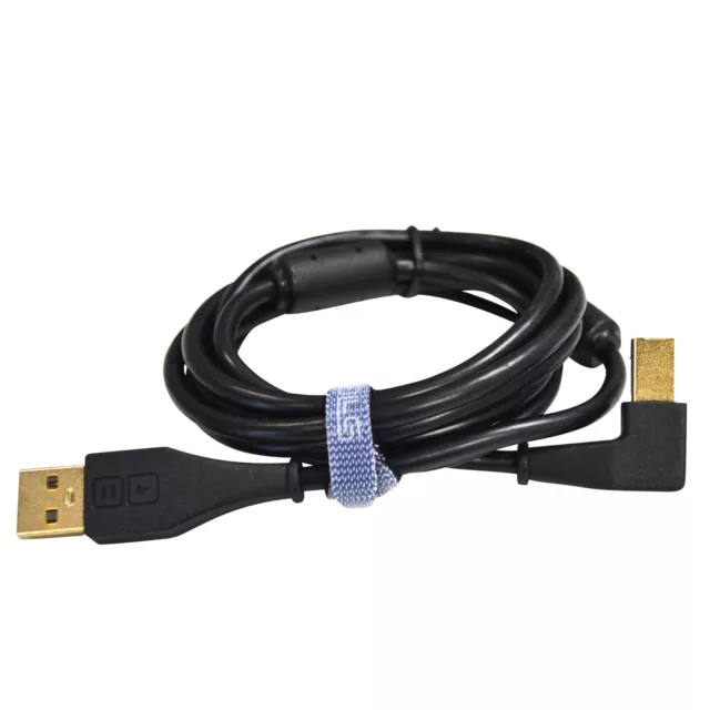 DJ TECHTOOLS DJTT USB Chroma Cable Black 1,5m, abgewinkelter Stecker - Kabel für