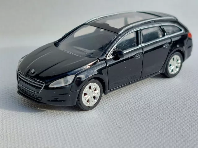 Norev 3 inches 1/60. Peugeot 508 sw noir mk1  .   Neuf en boite