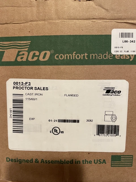 Taco 0113-F3