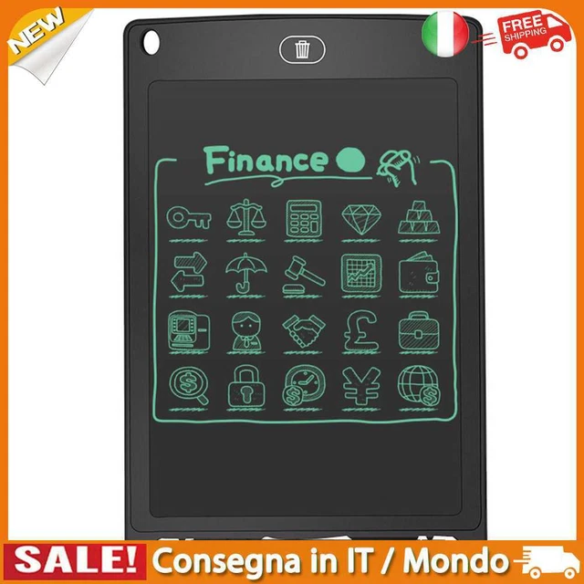 IT 8.5 inch Digital LCD Writing Tablet Ultra-Thin Drawing Pad with Pen (Black)