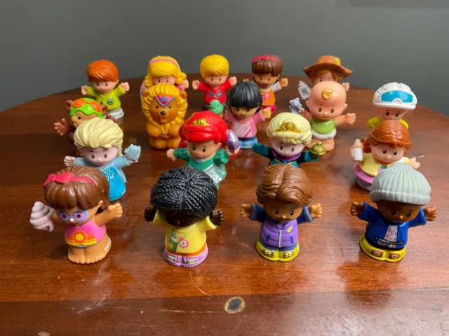 Fisher Price Little People Lot of 18 Kids, Princess, Circus Animals etc.