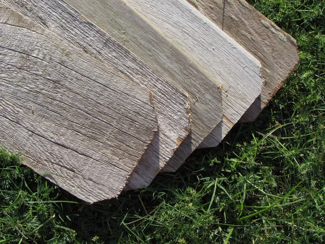 Reclaimed Old Fence Wood Boards W Ears 5 Boards 24" Weathered Barn Wood Planks 3