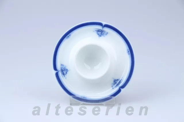 Eierbecher mit Schalenablage Fürstenberg Form F Blaue Rose