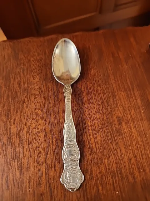 Vintage "CALIFORNIA" Collectible Silverplate Souvenir Spoon, Wallace A-1-+