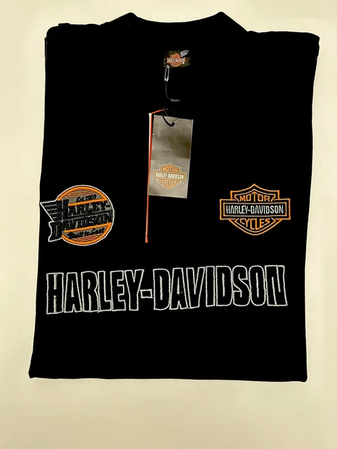 🔥Polo Harley Davidson 🎨 Noir, taille  5XL neuf 🏷