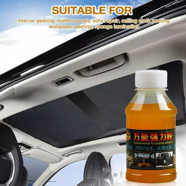 Car Roof Liner Repair Glue Fast Dry Glue Liquid Fabric Glue Adhesive Strong Y5N0