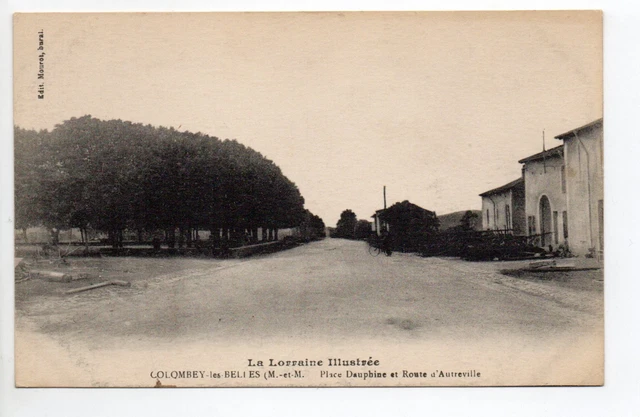COLOMBEY LES BELLES Meurthe et moselle CPA 54 place dolphine road d'OTHERVILLE