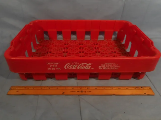 Vintage Bottle Coca Cola Case Red Carrier 20 Oz New York