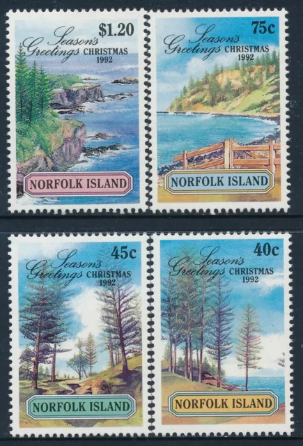 1992 Norfolk Island Christmas Set Of 4 Fine Mint Mnh