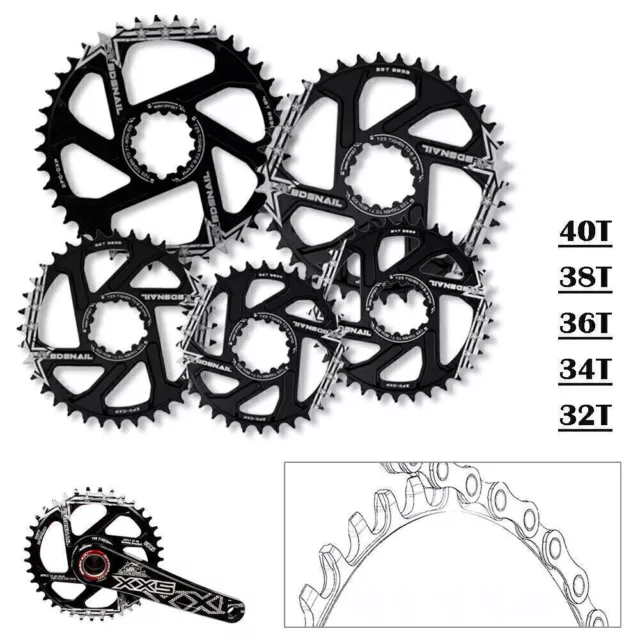 Schnecke GXP Kettenblatt rund 3mm Versatz für X9 X0 XX1 X01 Adler Boost 148