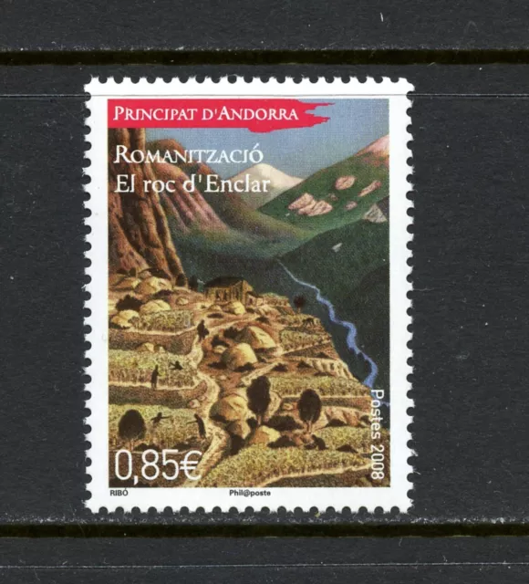 R3409 Andorra ( Fr 2008 Roc D'Enclar 1v. MNH