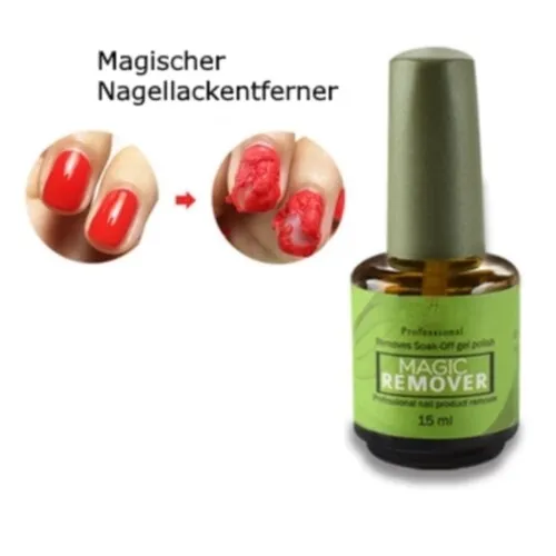 Gellack Entferner Magic Remover Gel Nagellackentferner 15ml (u. a. f. Gel & UV)