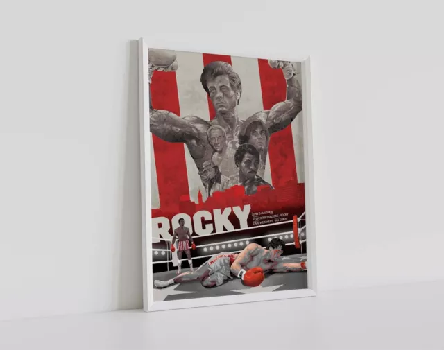 Rocky Balboa Movie Poster Classic Big Print Large Wall Art Size A4 A3 A2 A1