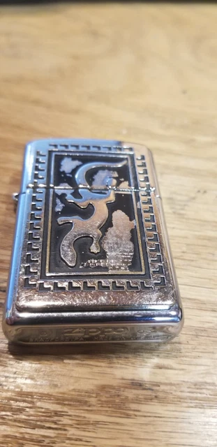 ZIPPO MECHERO TABACO 652 Gecko Lagarto 2003 IN Laboral Orden EUR 37,95 -  PicClick FR