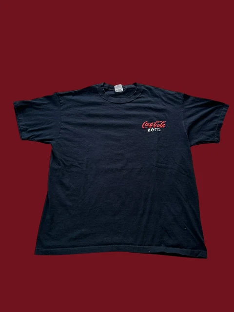 Coca Cola Coke Zero VTG Take On Anyone VTG Soda Shirt XL