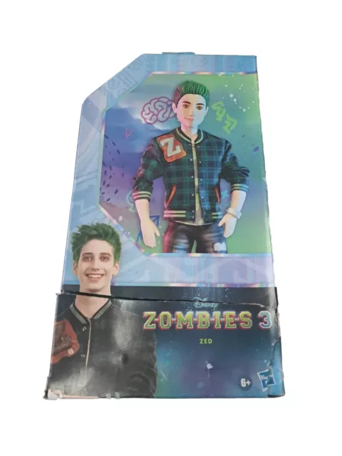 Disney Zombies 3 Zed 12 Fashion Doll Posable 11 points of articulation