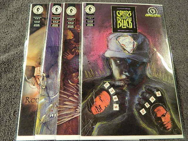1995 DARK HORSE Comics COLORS IN BLACK #1-4 Complete Series - SPIKE LEE - VF/MT