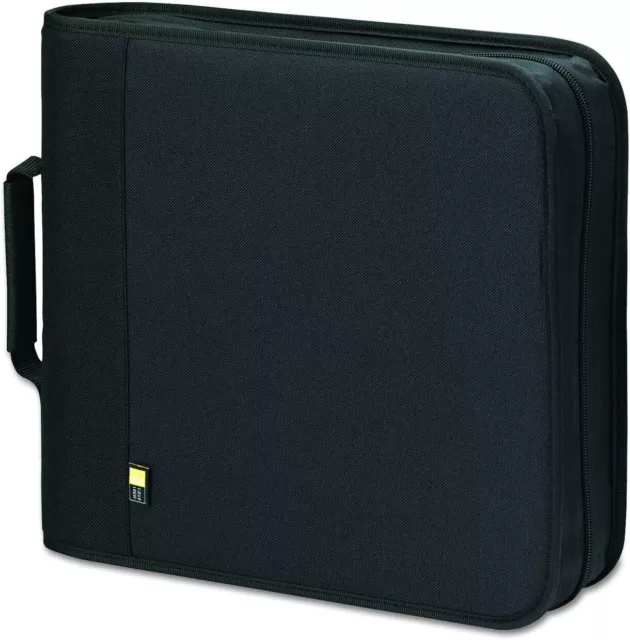 Case Logic BNB-208 208 Capacity CD/DVD Prosleeve Nylon Binder (Black) NEW w/ Tag