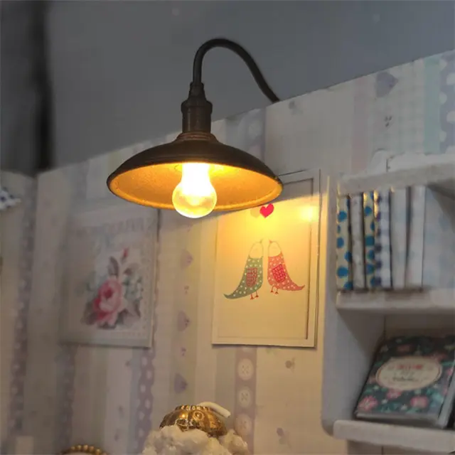 Miniature Hanging Lamp Centerpiece Street Lights Metal for Life Scene Layout