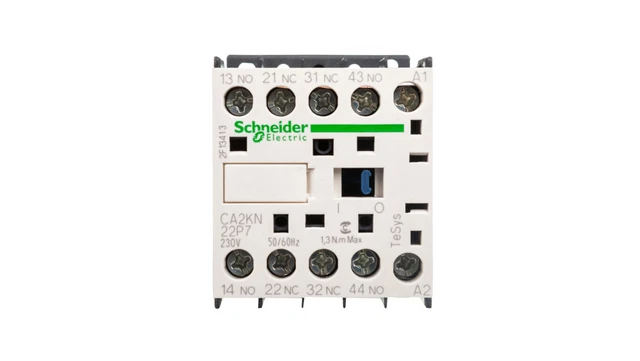 Minicontattore Auxiliare Schneider Electric CA2KN22P7 – 2NA + 2NC, 230V AC, Per Quadri Elettrici