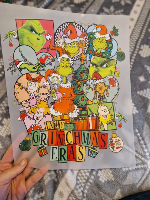 In My Grinchmas Era iron on transfers for t shirts Grinch