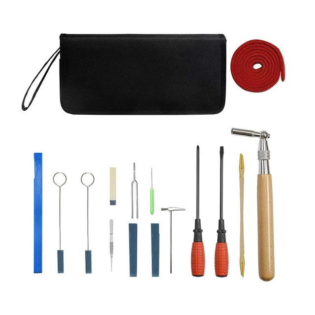 16Pcs Piano Tuning Kits Tuning Fork for Students Piano