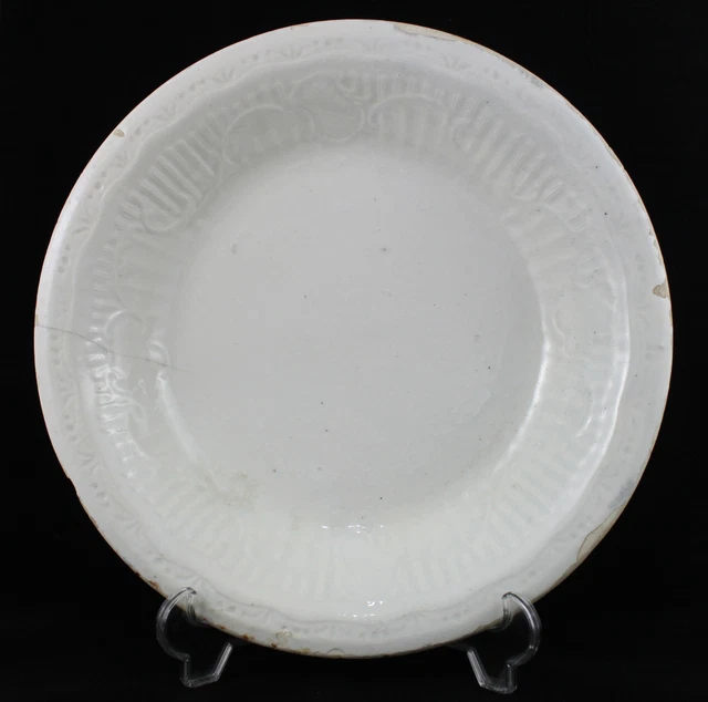 Antigua FUENTE de Loza MANISES Ceramica Agallonada, Principios Siglo XX  VINTAGE