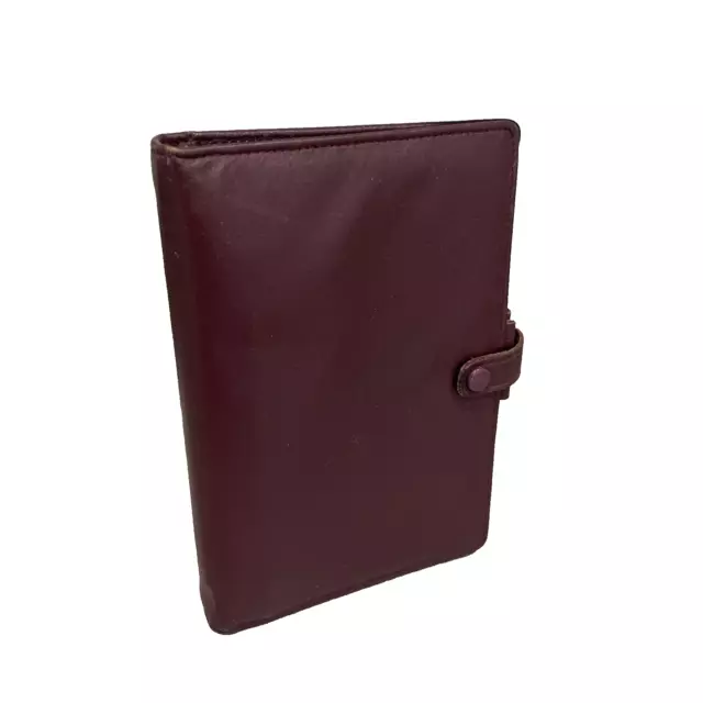Filofax Vintage Burgundy Sherwood Deluxe Leather Organiser Personal Size