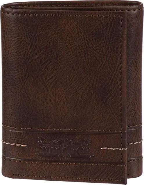 BRAND NEW  Levi's Men's Trifold Wallet-Sleek and Slim
