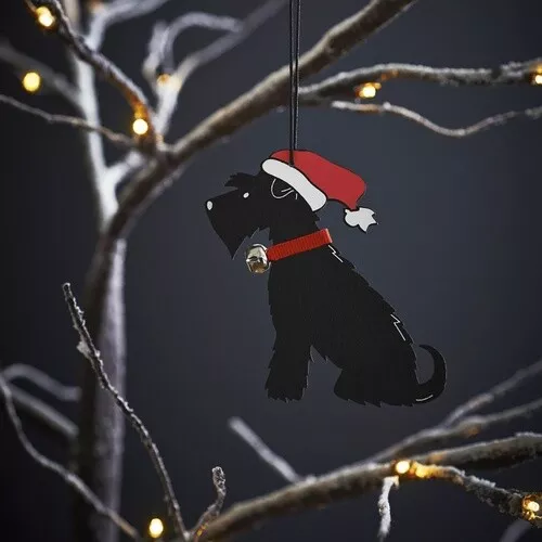 Black Schnauzer Christmas Tree Decoration/Ornament Bauble Dog Gift/Present