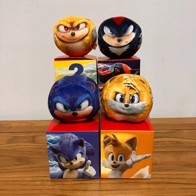 SONIC HAPPY Meal Toys Sonic,4 Plush Ball