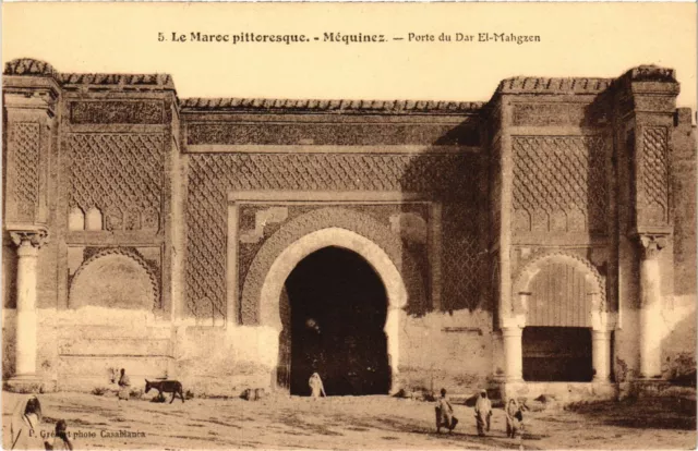 CPA AK MAROC MEKNES MEQUINEZ - Porte du Dar-El-Mahgzen (1359448)