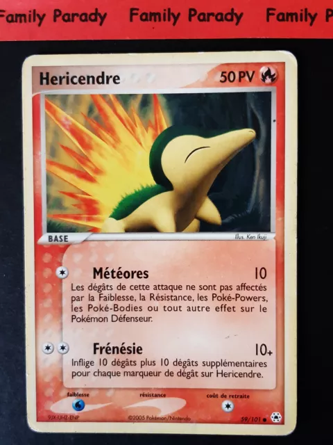 Hericendre 59/101 Ex Forgotten Legends French Pokemon Card