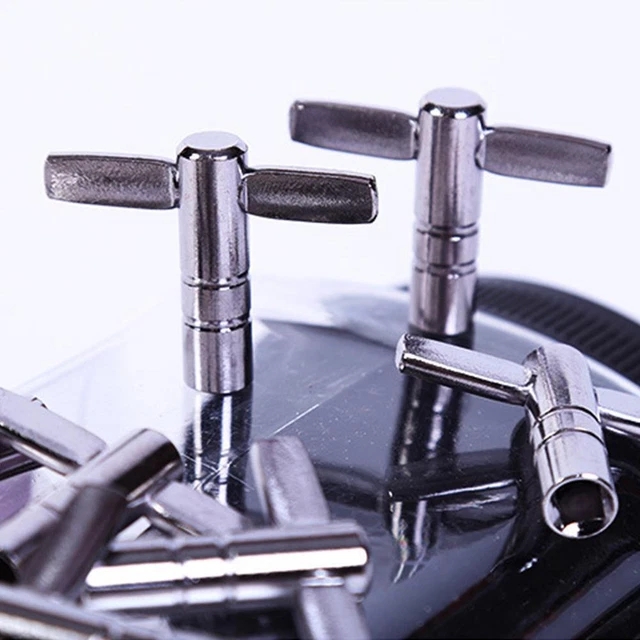Drum Tuning Key Adjustment Wrench Silver Metal Percussion CL Tool H0 L4 H9 W9K9
