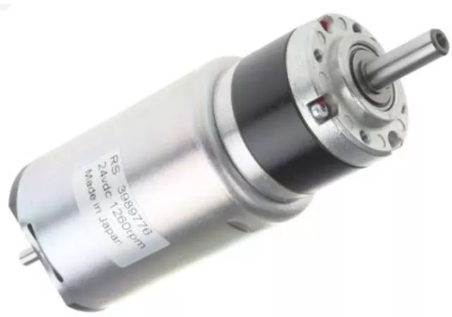 1 x Dreizack Engineering, 24 V DC, 0,75 Nm, gebürsteter Gleichstromgetriebemotor, Ausgangsgeschwindigkeit