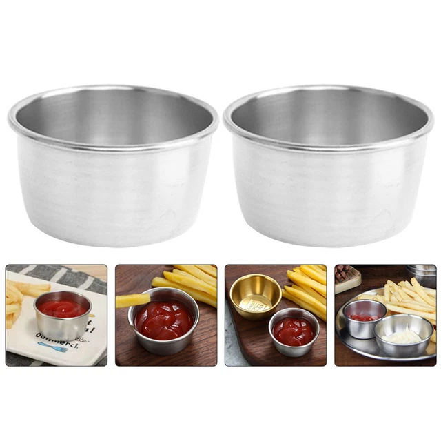 2 pz tazze per condimento per insalata forniture per la casa tazza per budino piccolo piatto per sushi bistecca