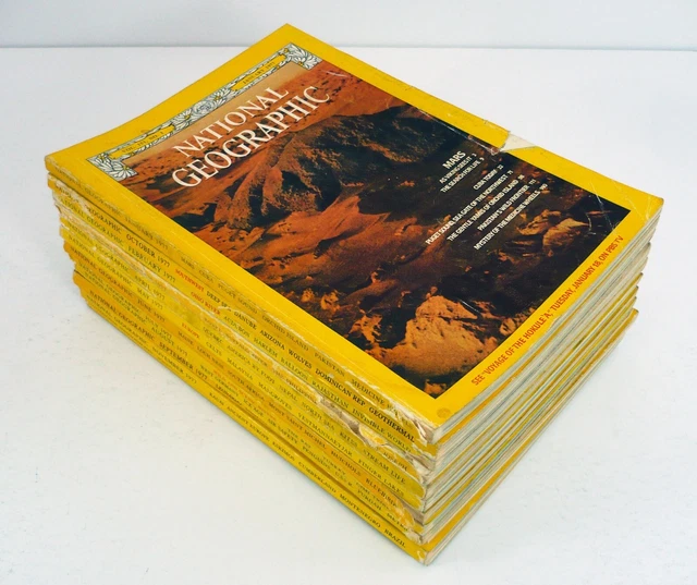 NATIONAL GEOGRAPHIC MAGAZINES 1977 Complete Full Year Set (Lot 12) 5.