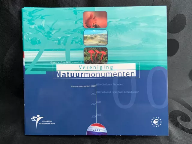 KMS NIEDERLANDE 2000 - NATURDENKMÄLER - im FOLDER & SCHUBER - UNC - ORI