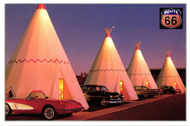 Route 66 Wigwam Village Holbrook Arizona Postcard