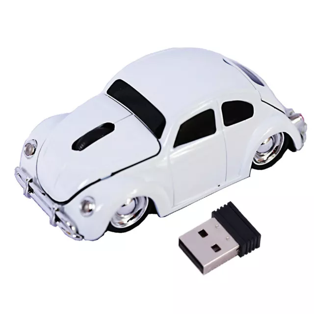 24Ghz Wireless USB Volkswagen VW beetle car mouse Game Mice for PC Laptop Gift