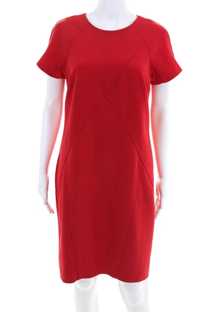 Shoshanna Womens Red Britta Dress Size 8 11373509