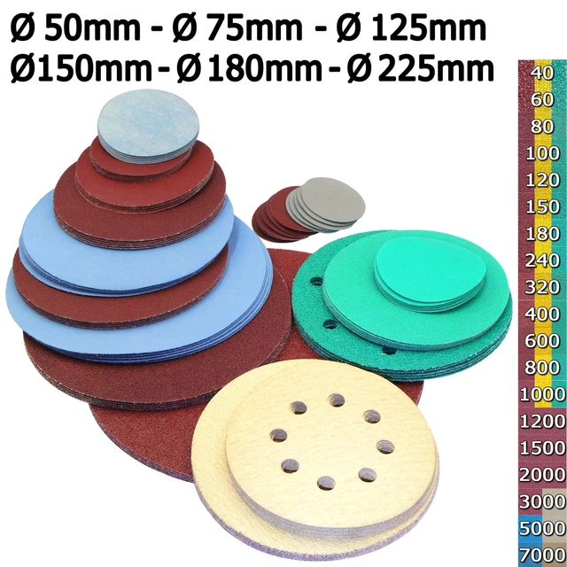 Schleifscheiben, 7,6 Cm, Körnung 1000, Klettversch Produktbild-Vorschau 4