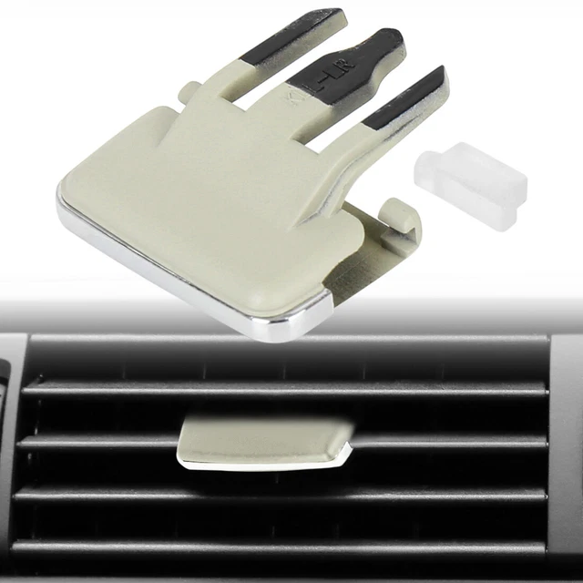 Front Row A/C Air Vent Outlet Tab Clip for Toyota Corolla 2007-2013 Beige