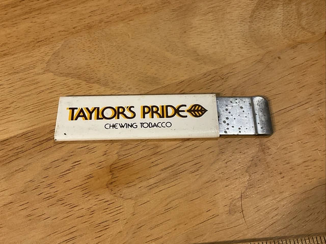 VINTAGE TAYLORS PRIDE Chewing Tobacco Box Blade $8.50
