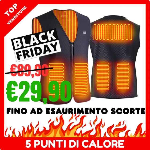 Gilet Riscaldato UNBON Uomo/Donna - Batteria 10000mAh, 6 Zone Calore - Foto 9